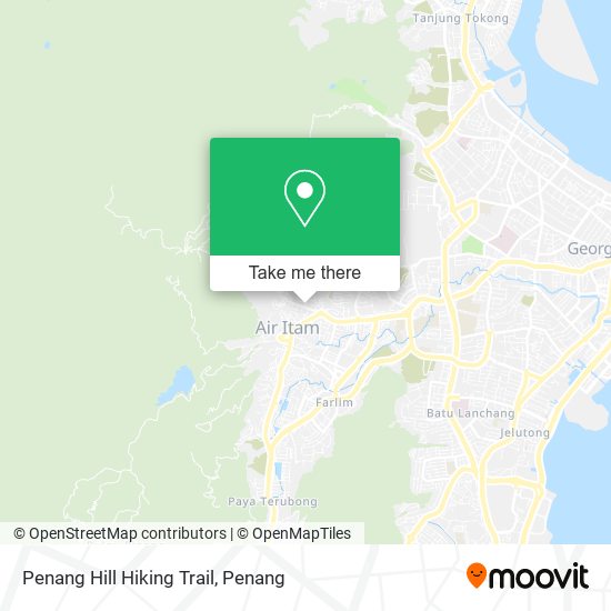 Penang Hill Hiking Trail map
