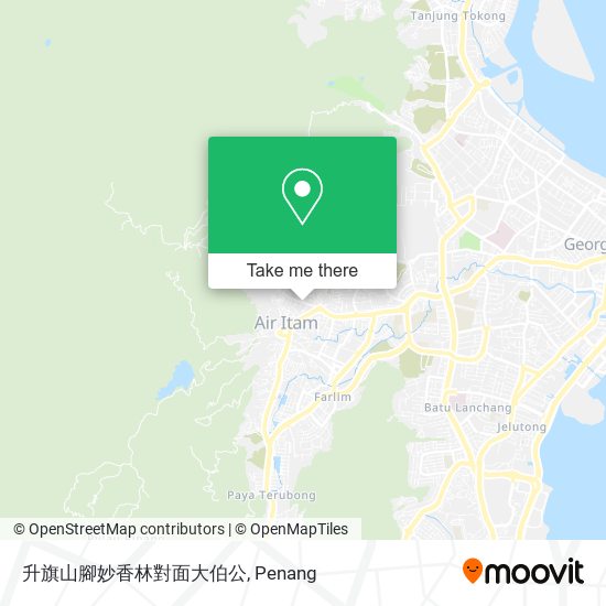 升旗山腳妙香林對面大伯公 map