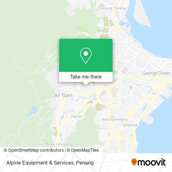 Alpine Equipment & Services map
