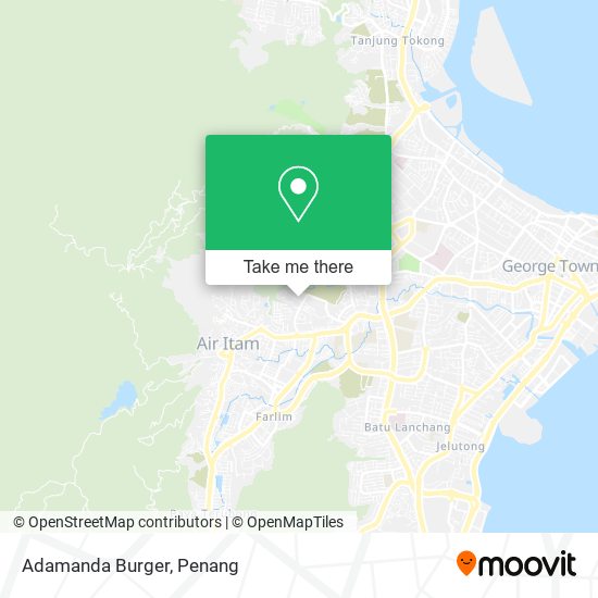 Adamanda Burger map