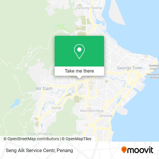 Peta Seng Aik Service Centr