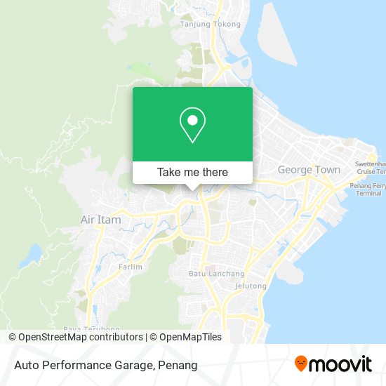 Auto Performance Garage map
