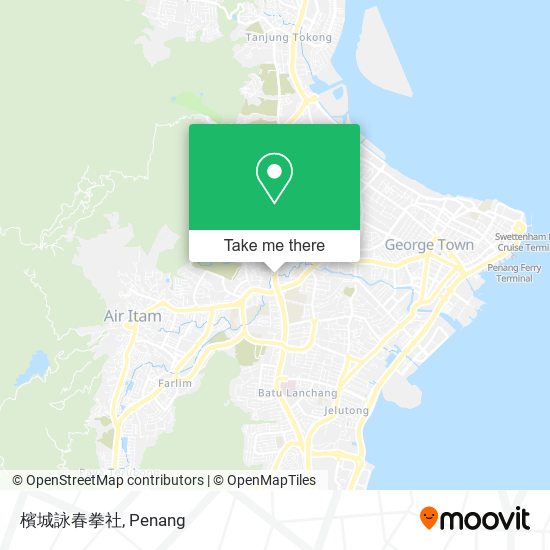 檳城詠春拳社 map