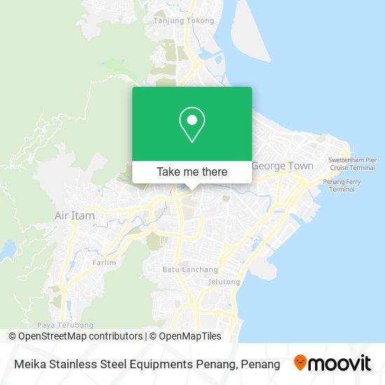 Meika Stainless Steel Equipments Penang map