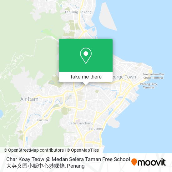 Char Koay Teow @ Medan Selera Taman Free School 大英义园小贩中心炒粿條 map