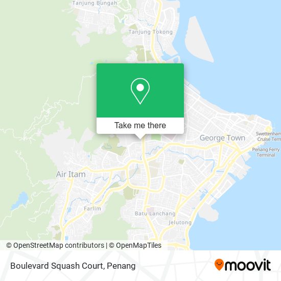 Boulevard Squash Court map