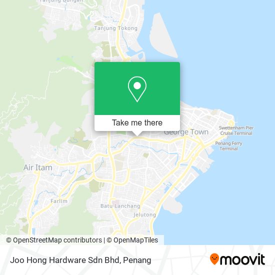 Peta Joo Hong Hardware Sdn Bhd