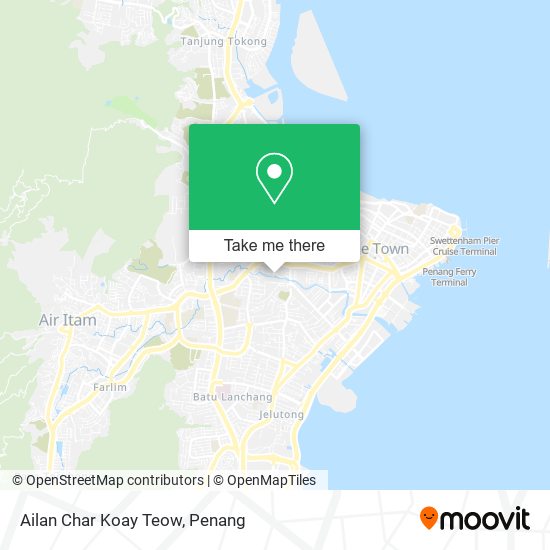 Ailan Char Koay Teow map