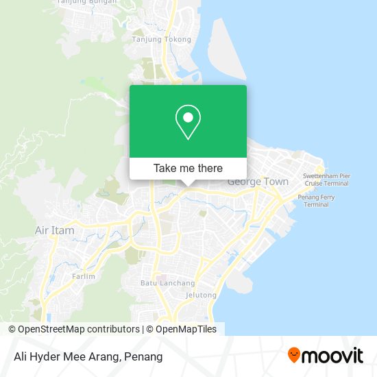 Peta Ali Hyder Mee Arang
