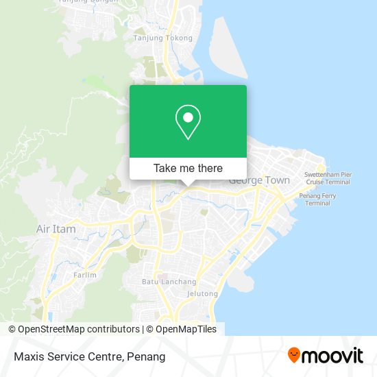 Maxis Service Centre map