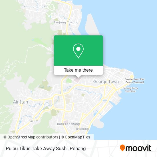 Peta Pulau Tikus Take Away Sushi