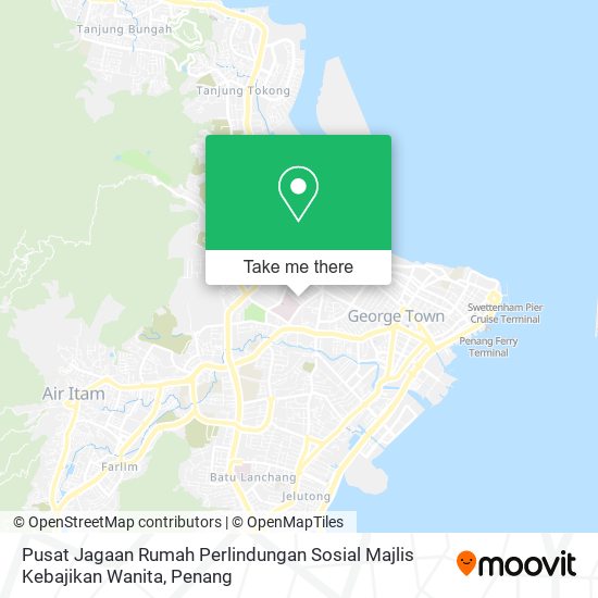 Pusat Jagaan Rumah Perlindungan Sosial Majlis Kebajikan Wanita map