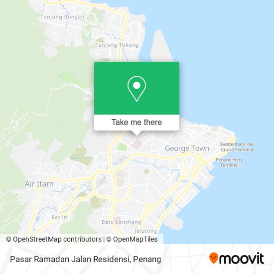 Pasar Ramadan Jalan Residensi map