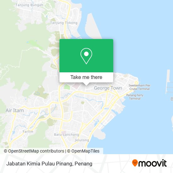 Jabatan Kimia Pulau Pinang map