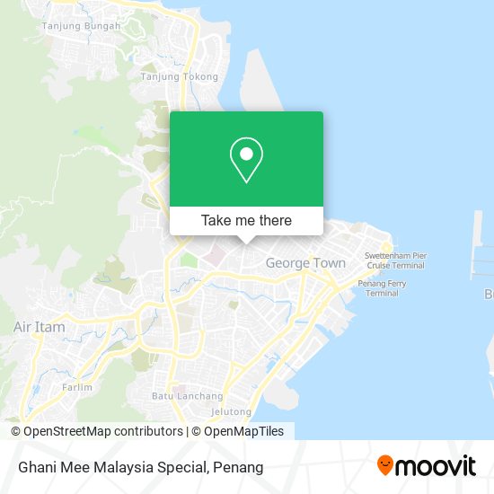 Ghani Mee Malaysia Special map