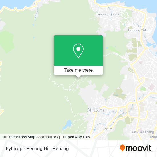 Eythrope Penang Hill map