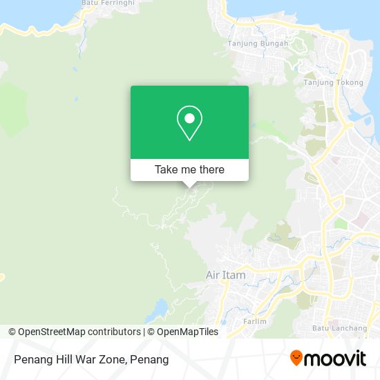 Peta Penang Hill War Zone