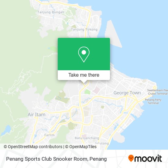 Penang Sports Club Snooker Room map