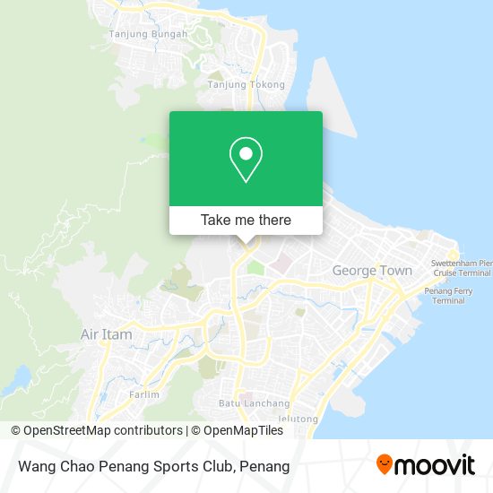 Wang Chao Penang Sports Club map