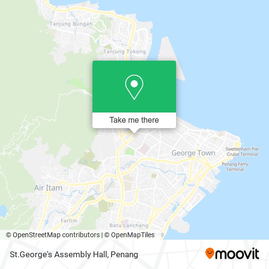 St.George's Assembly Hall map