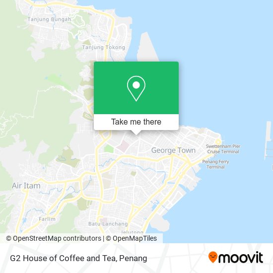 G2 House of Coffee and Tea map