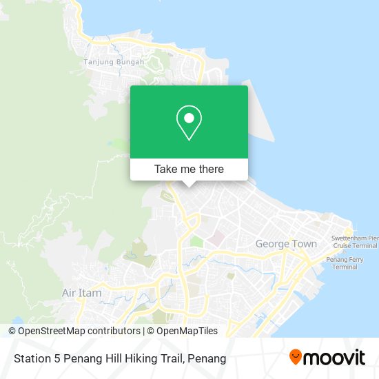 Station 5 Penang Hill Hiking Trail map