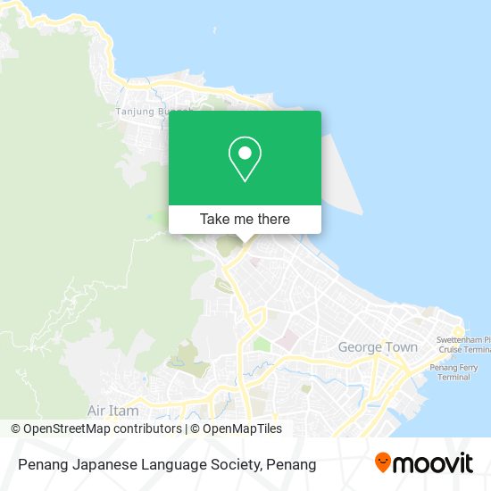 Peta Penang Japanese Language Society