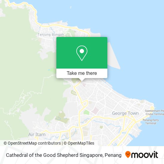 Cathedral of the Good Shepherd Singapore map