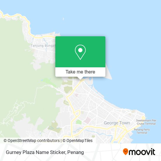 Gurney Plaza Name Sticker map