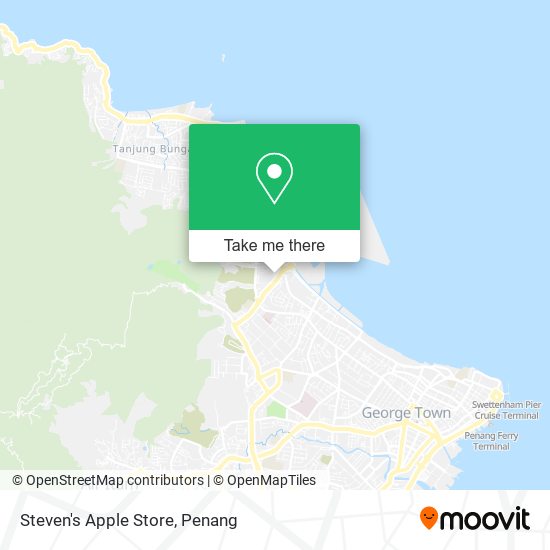 Steven's Apple Store map