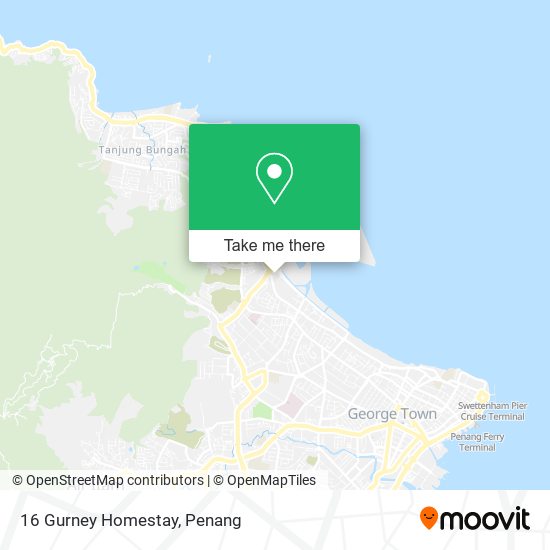 16 Gurney Homestay map