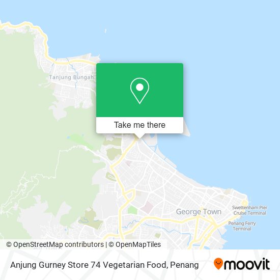 Peta Anjung Gurney Store 74 Vegetarian Food