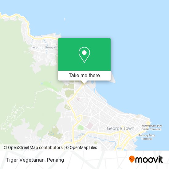 Tiger Vegetarian map