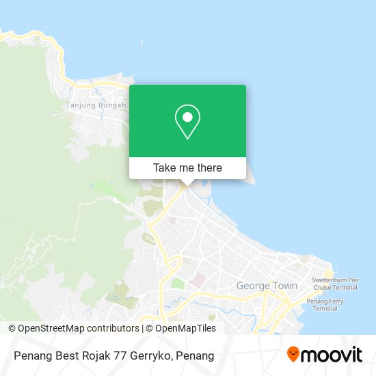 Penang Best Rojak 77 Gerryko map