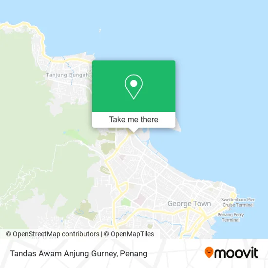 Tandas Awam Anjung Gurney map