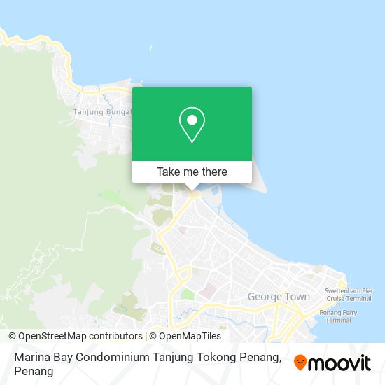 Peta Marina Bay Condominium Tanjung Tokong Penang