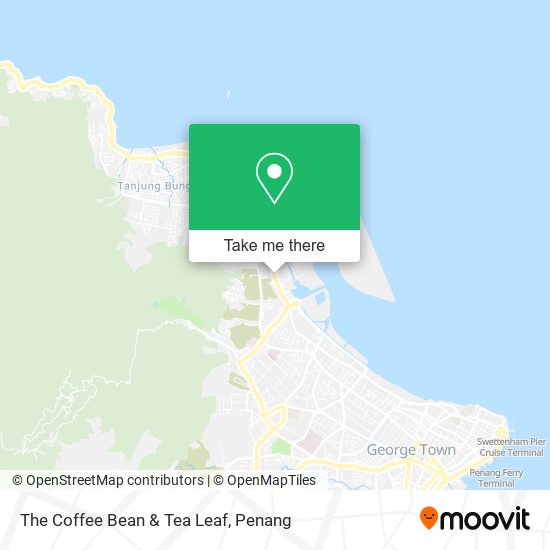 The Coffee Bean & Tea Leaf map