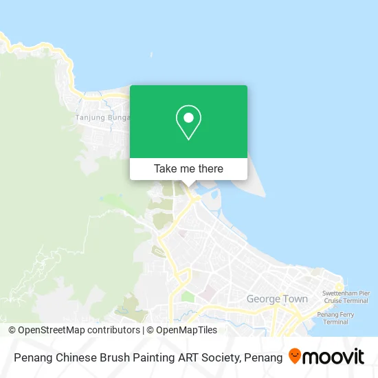 Penang Chinese Brush Painting ART Society map