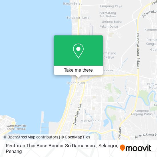 Peta Restoran Thai Base Bandar Sri Damansara, Selangor
