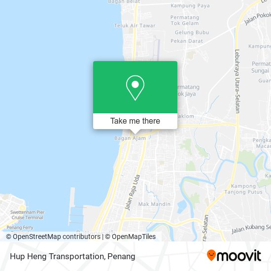 Hup Heng Transportation map