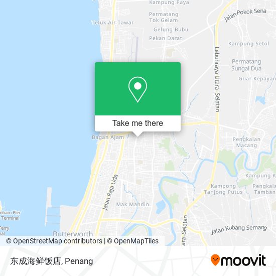 东成海鲜饭店 map