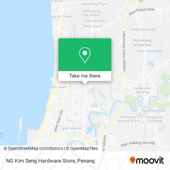 NG Kim Seng Hardware Store map