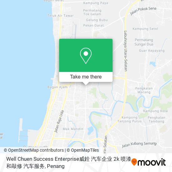 Well Chuen Success Enterprise威銓 汽车企业 2k 喷漆和敲修 汽车服务 map