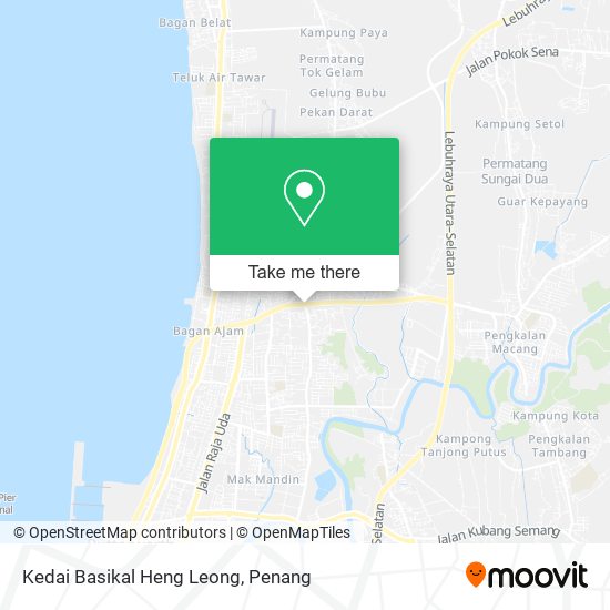 Peta Kedai Basikal Heng Leong