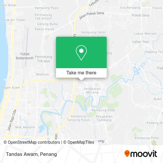 Tandas Awam map