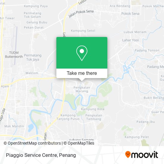Piaggio Service Centre map