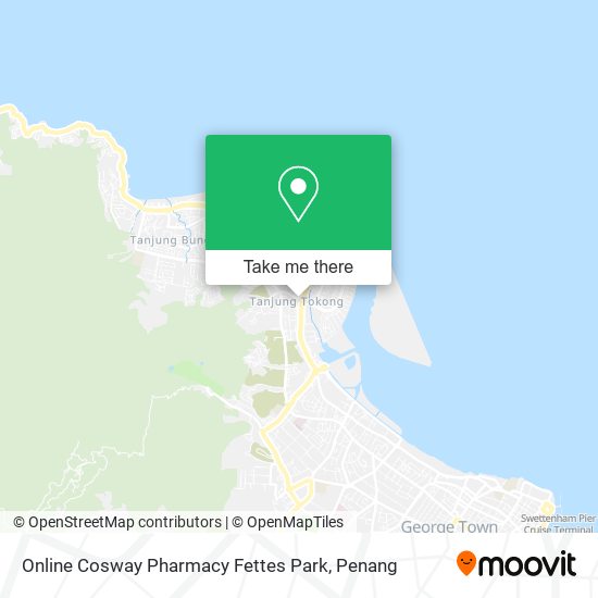 Online Cosway Pharmacy Fettes Park map