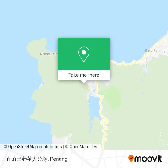 直落巴巷華人公塚 map