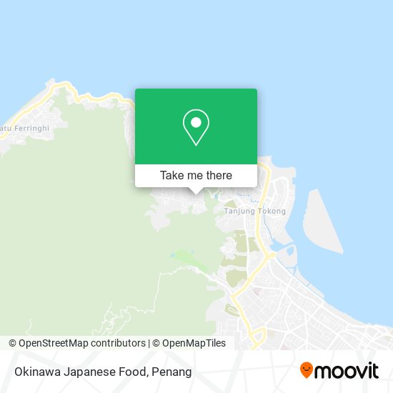 Okinawa Japanese Food map