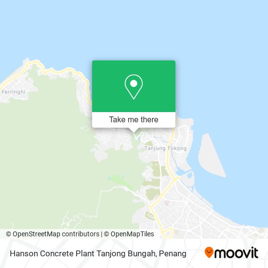 Peta Hanson Concrete Plant Tanjong Bungah